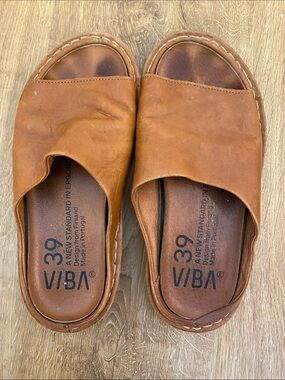VIBAe San Tropez Sandal Size 39 - Cognac